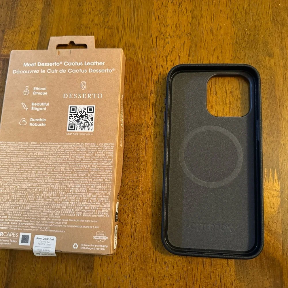 OtterBox Symmetry Series Black Case for iPhone 15 Pro Max